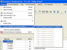 Order a sample of your formula
